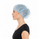 Disposable Bouffant Cap made of PP fleece - blue | 54cm