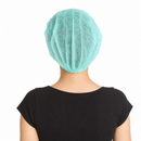 Disposable PP fleece beret cap - green | 49cm