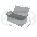 Container bag 700x240x240cm | coated | without warning print