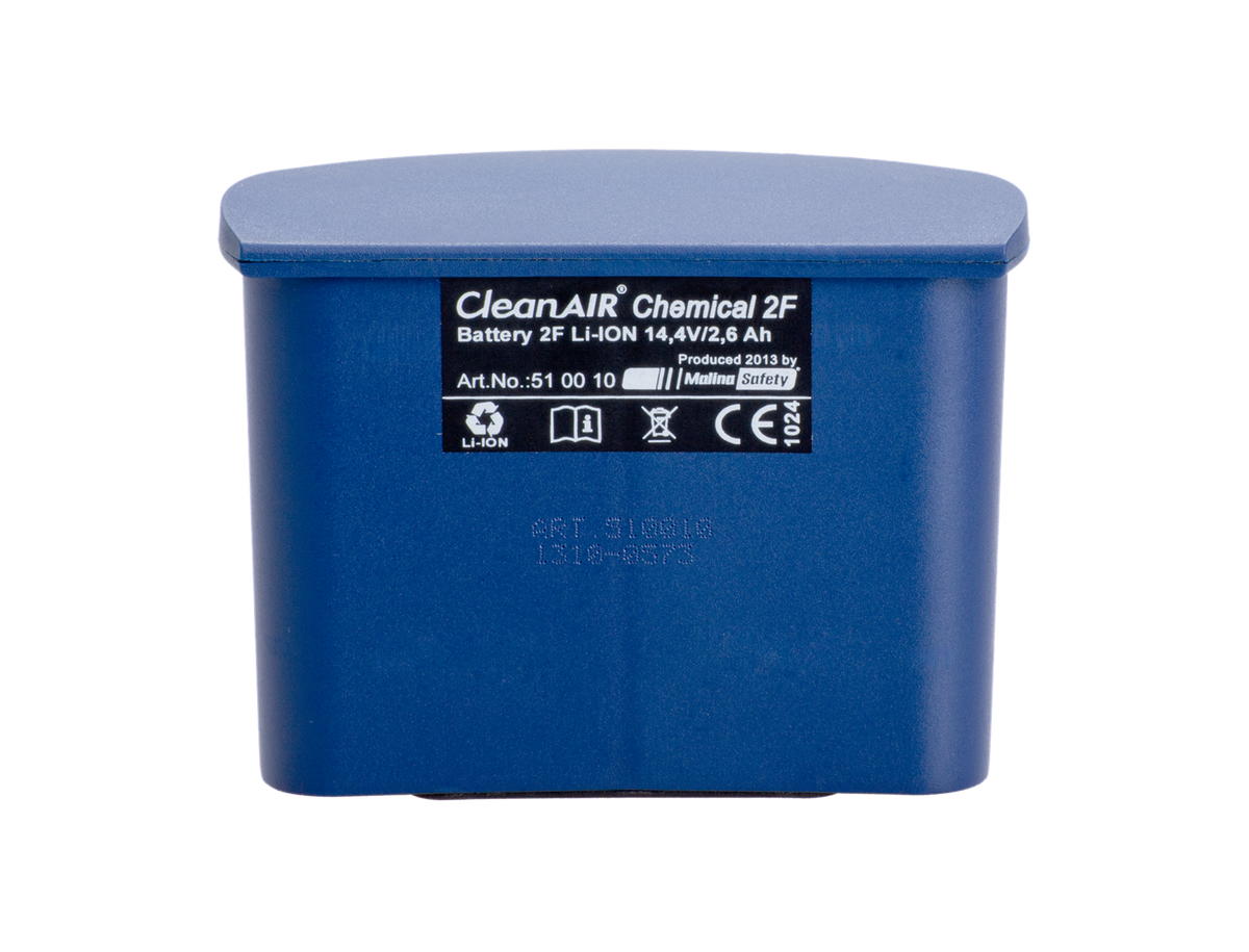 Akku CA Chemical 2F Li-Ion 14,4 V / 2,6 Ah – Lithium-Ionen Akku für CleanAIR Chemical 2F Atemschutzgeräte