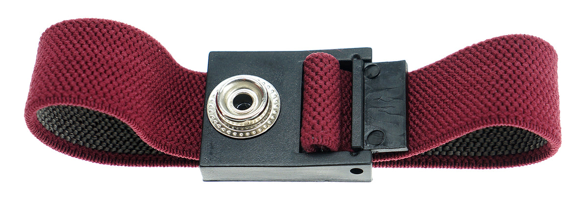 ESD Armband Stoff | 10 mm -rot