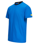 ESD T-Shirt 150 g/m² - crew neck - with black collar | Royal Blue