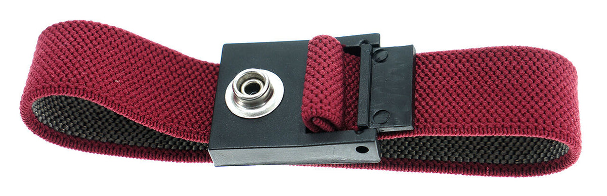 ESD Armband Stoff |  7 mm - rot