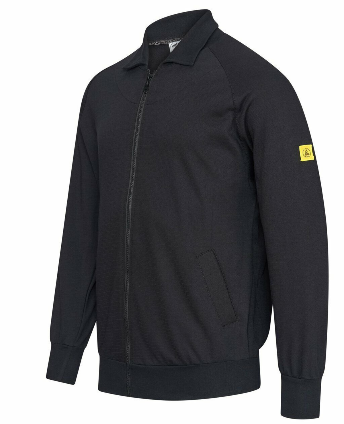 ESD-Fleecejacke - mit Zip | schwarz