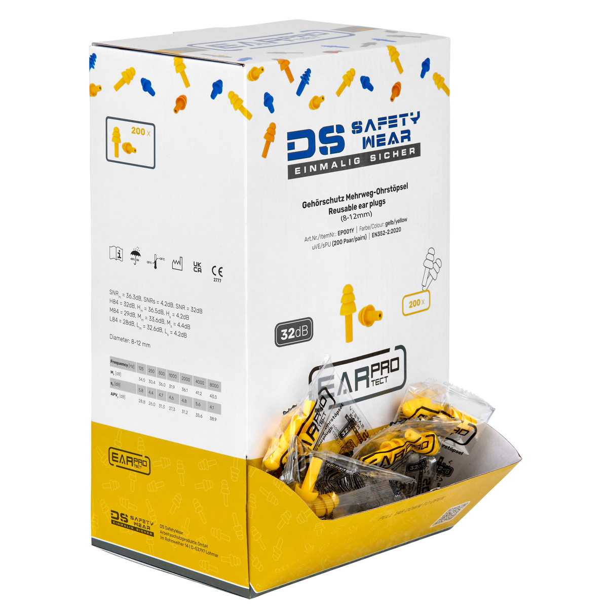 EarProtect Mehrweg Ohrstöpsel | Silikon