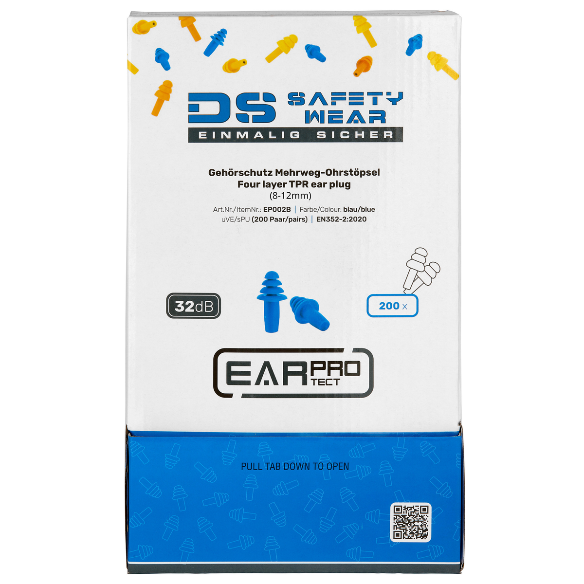 EarProtect Mehrweg Ohrstöpsel | TPE