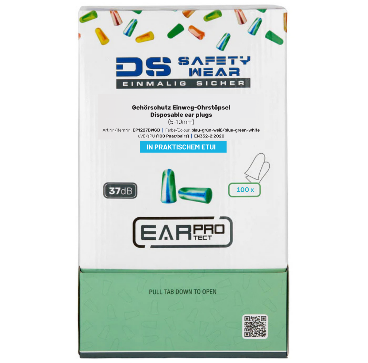 EarProtect Disposable Earplugs with Storage Case