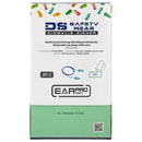 EarProtect disposable earplugs | PU foam, cord, blue/white/green