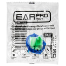EarProtect disposable earplugs | PU foam, cord, blue/white/green