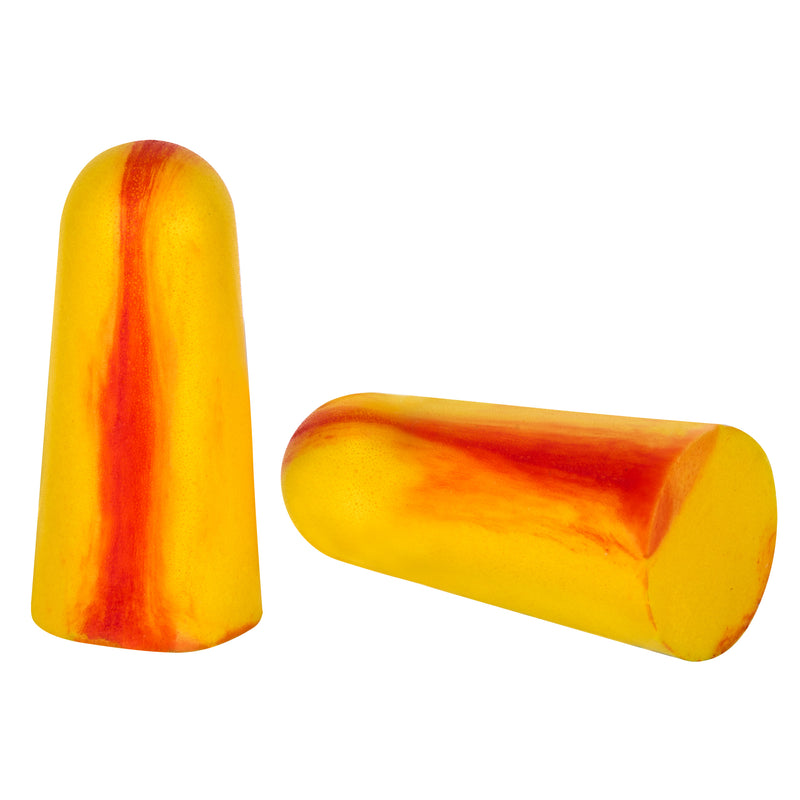 EarProtect disposable earplugs | PU foam, yellow/orange
