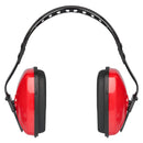 EarProtect Economy Mehrweg Kapselgehörschutz | Rot, Schwarz