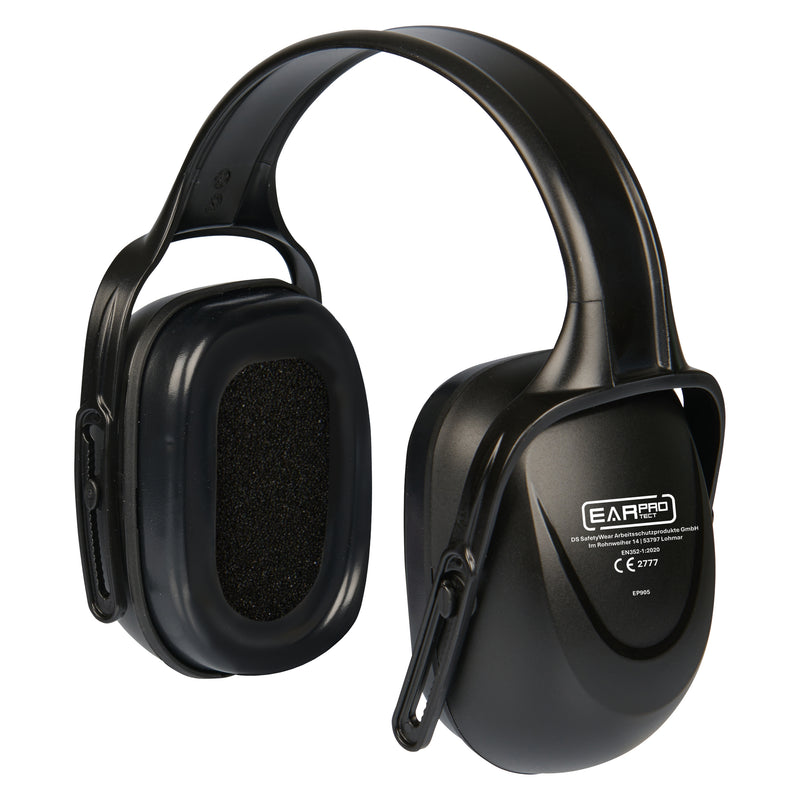 EarProtect Super Economy Mehrweg Kapselgehörschutz | Schwarz