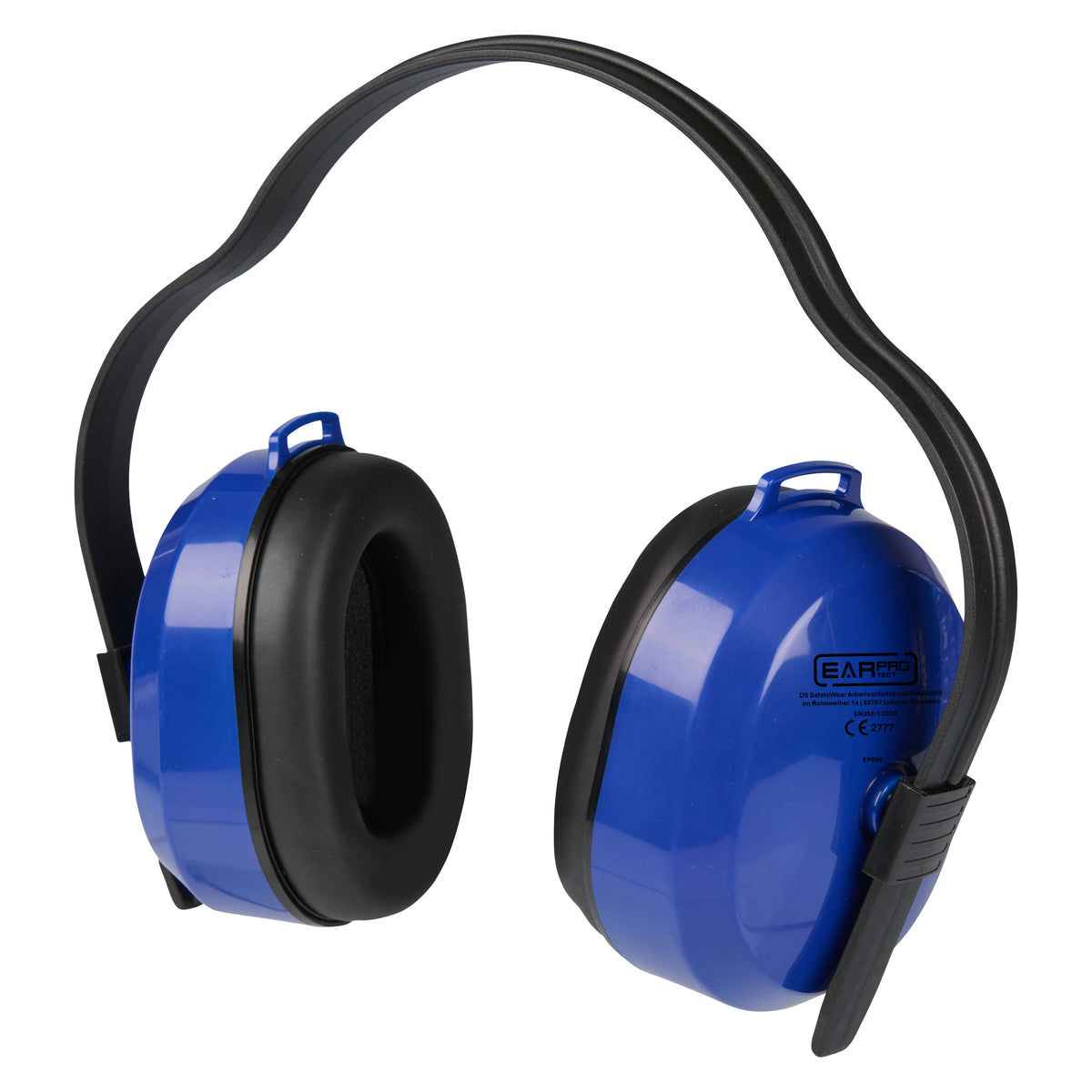 EarProtect Economy Mehrweg Kapselgehörschutz | Blau/Schwarz
