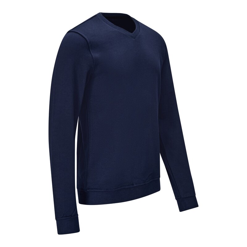 ESD-Sweatshirt 300 g/m², V-Ausschnitt, marineblau, Bild 5