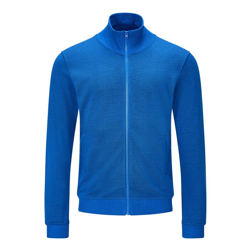 ESD-Sweatjacke 300 g/m² mit Zip, königsblau, Bild 1