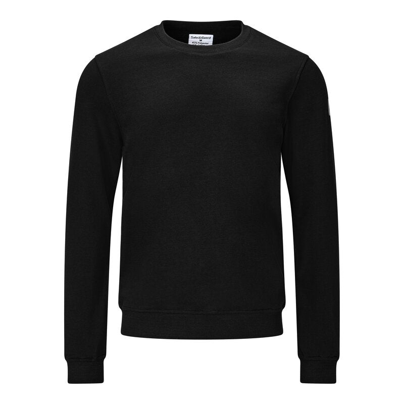 ESD-Sweatshirt 300 g/m², Rundhals, schwarz, Bild 1