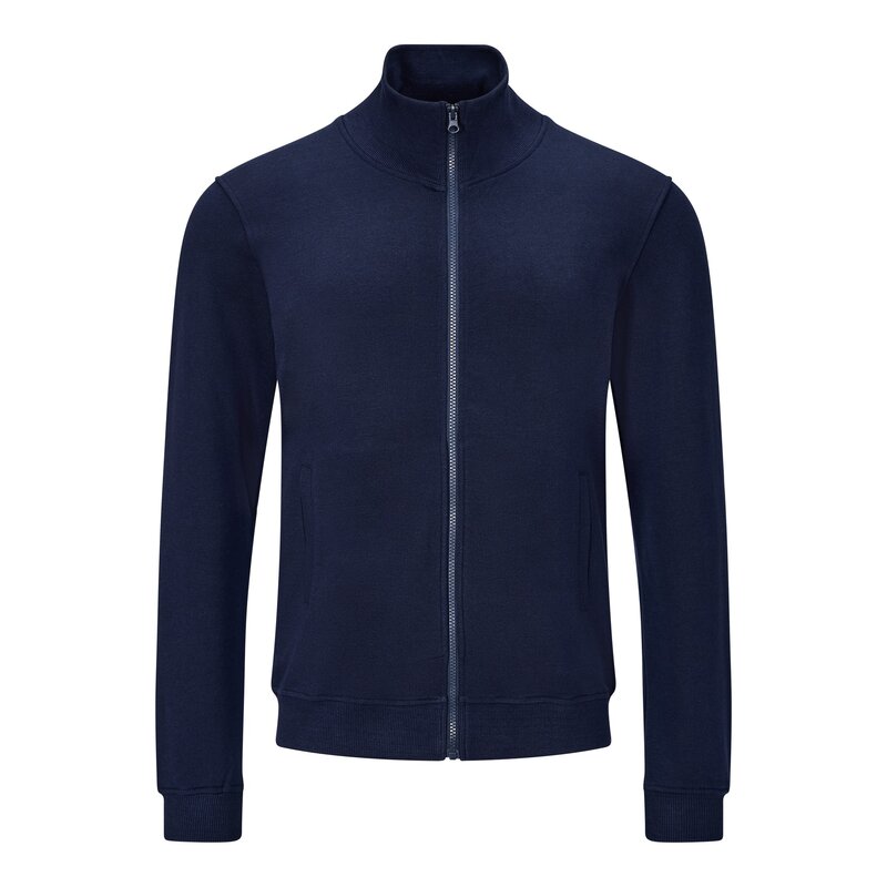 ESD-Sweatjacke 300 g/m² mit Zip, marineblau, Bild 1