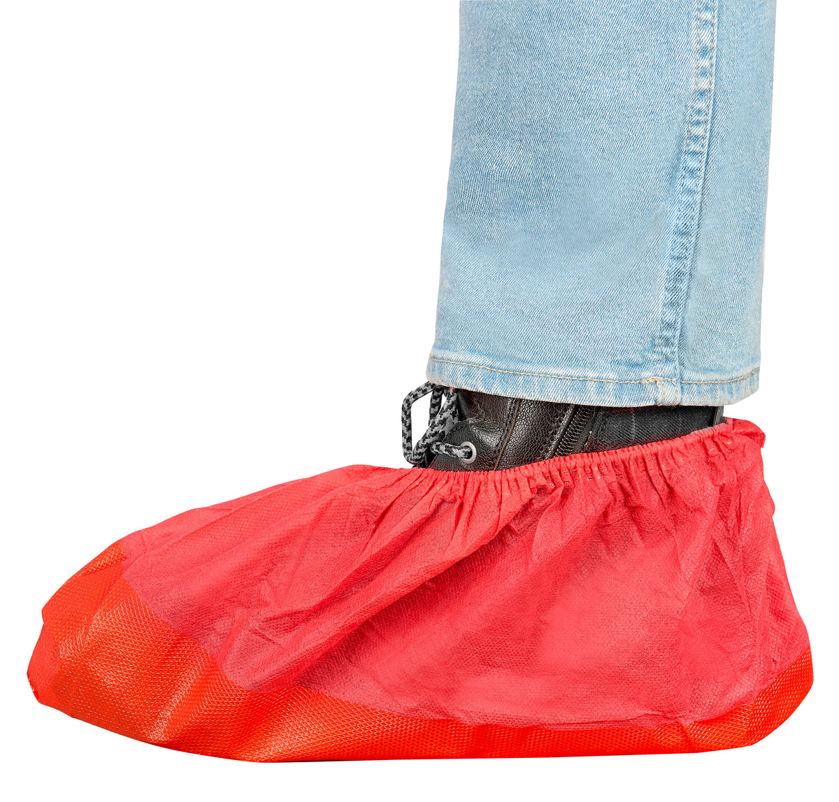 PP overshoes (high, extra large) - red