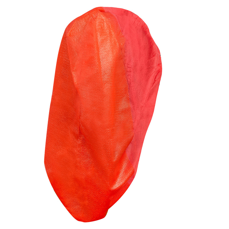 PP-Überziehschuhe extra groß – hohe Ausführung, rutschhemmende Sohle, 40 g/m², 300 Stück - rot