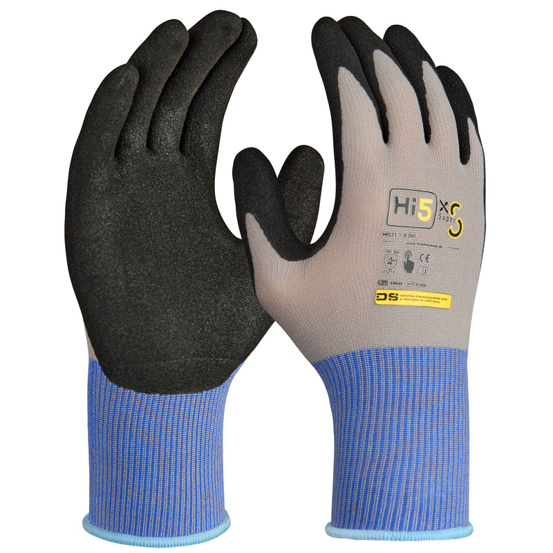 handschuhe mit nitrilbeschichtung Hi5 X Sper S 15G Nylon/Spandex Handschuhe mit Nitrilbeschichtung und s