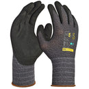 15G nylon/spandex gloves with nitrile coating on the palm