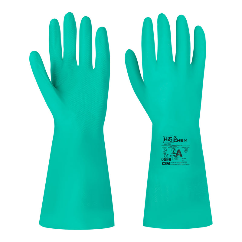 Hi5 X CHEM Nitril-Chemikalienschutzhandschuhe