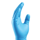 Hi5 X hygiTouch Nitril Einweghandschuhe  – Puderfrei, Latexfrei, Lebensmittelgeeignet | Blau & Schwarz