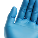 Hi5 X hygiTouch Nitril Einweghandschuhe  – Puderfrei, Latexfrei, Lebensmittelgeeignet | Blau & Schwarz