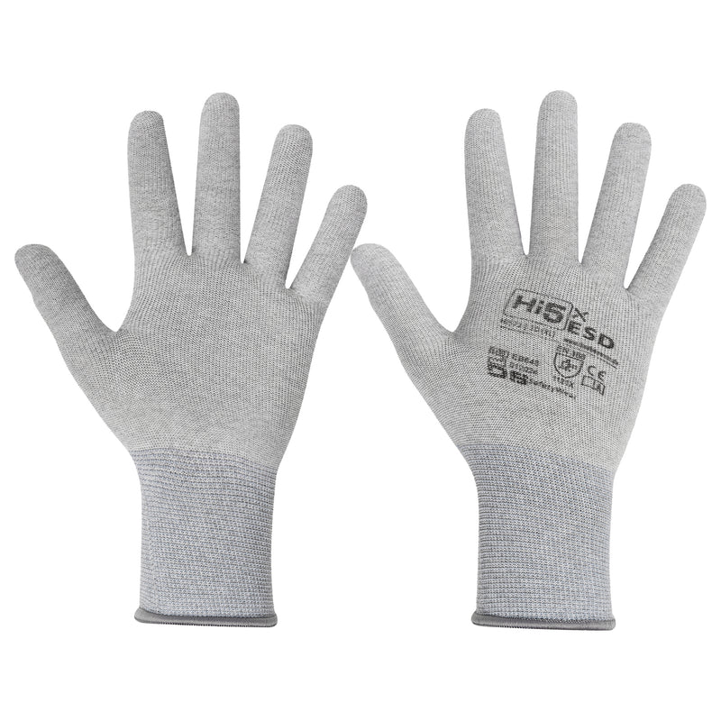 Hi5 X ESD Handschuhe ohne PU-Beschichtung
