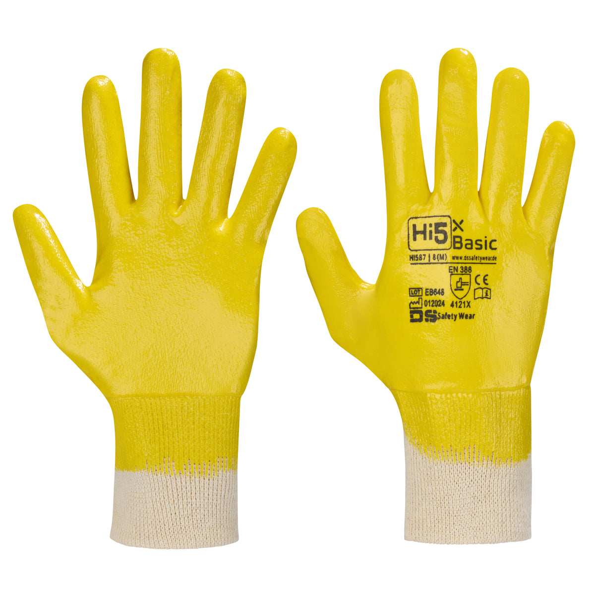 Hi5 X Basic Arbeitshandschuhe mit Nitril-Vollbeschichtung