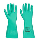 Hi5 X Chem - 15mil flock-lined nitrile glove, Type A, JKLMNOPST