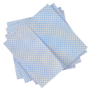 Universelles Reinigungstuch 35×35 cm – Hochabsorbierendes Wischtuch aus Zellstoff-PP-Verbund, blau