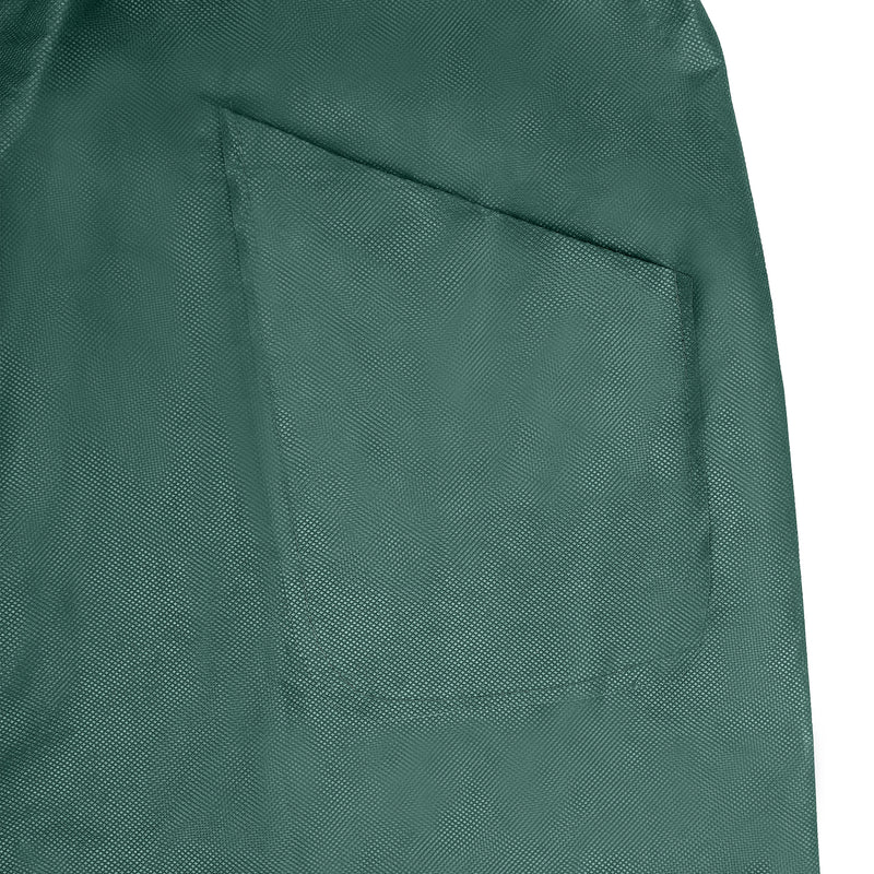 PP disposable coverall with thigh pockets | 70gr/sqm - green