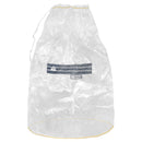 PP-Flachsack (transparent) 140x220cm - 60 g/m² | beschichtet | Warndruck: Mineralwolle KMF