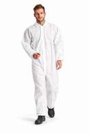 PP-Coverall with collar | 28gsm / white