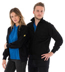 ESD-Sweatjacke 260 g/m² - mit Zip | schwarz