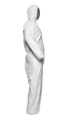 Tyvek® 500 BioCircle Schutzanzug mit Kapuze – Typ 5/6 Einweg Overall, partikeldicht & atmungsaktiv