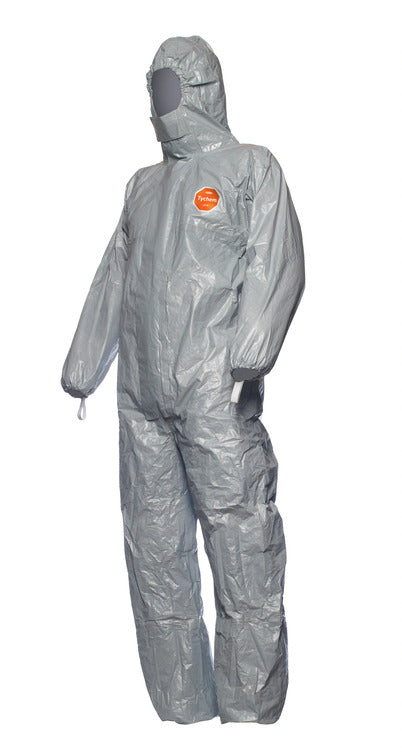 Tychem®-F Overall, Kapuze, Füßlinge, RV-Abdeckung,