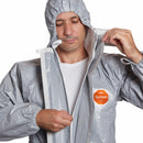 Tychem®-F Overall, Kapuze, Füßlinge, RV-Abdeckung,