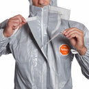 Tychem®-F Overall, Kapuze, Füßlinge, RV-Abdeckung,
