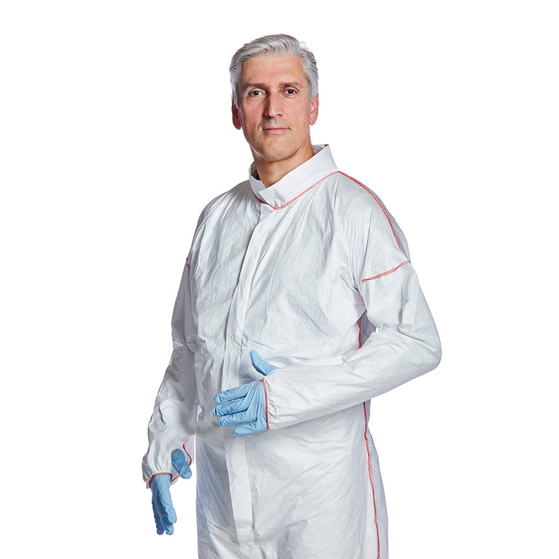 Tyvek® 400 DualCombi Overall Typ PB-6B , Tyvek/PP,weiß, Kragen