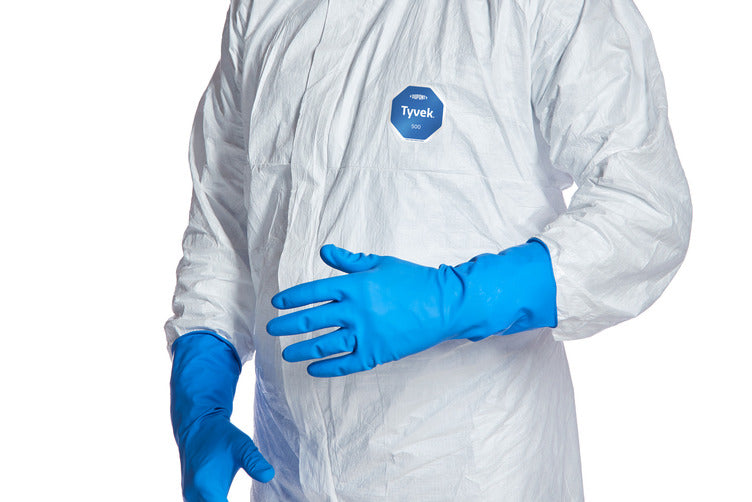 Tyvek® 500 Labo Overall, Kapuze, mit Überschuhen