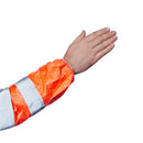 Tyvek® 500 HV Warnschutz Overall, Kragen, orange