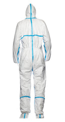 Tyvek® 600 Plus Overall, abgekl. Nähte mit Socken,weiß