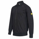 ESD fleece jacket - with zip | black