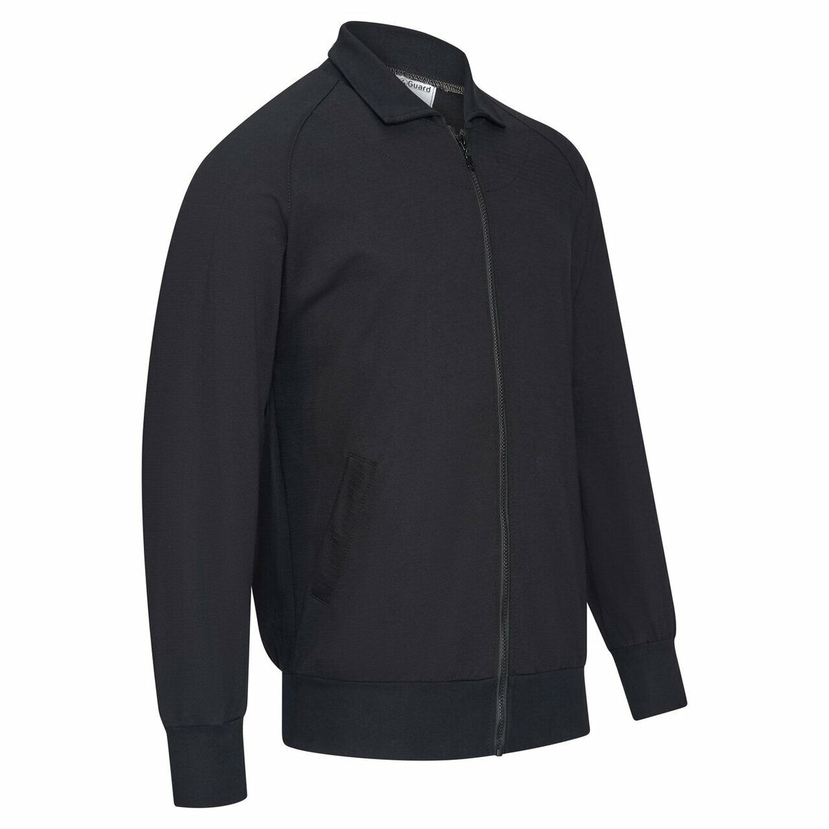 ESD fleece jacket - with zip | black