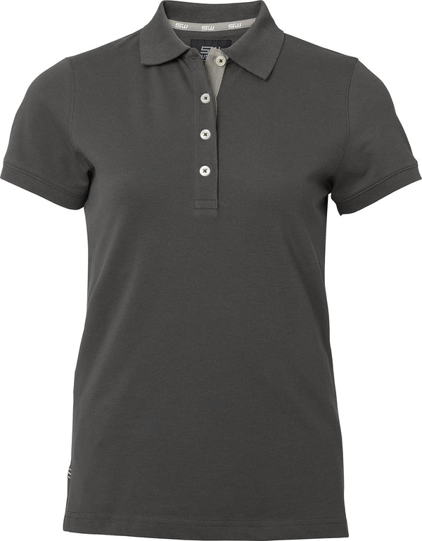 Marion Poloshirt, Damen, Graphite