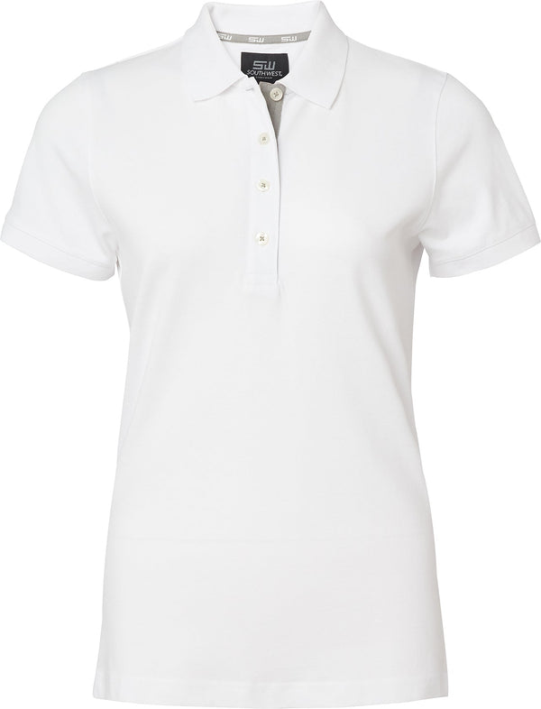 Marion Poloshirt, Damen, weiß