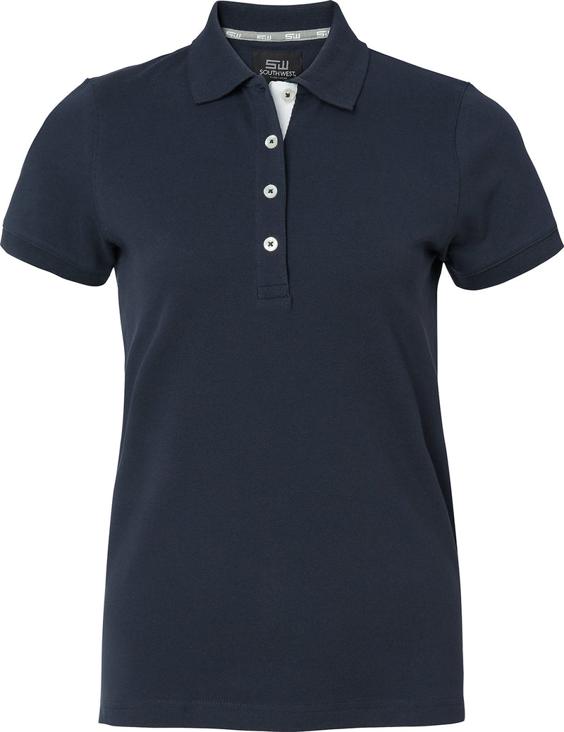 Marion Poloshirt, Damen, navy blau