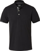 Weston Poloshirt, Herren, schwarz/grau.